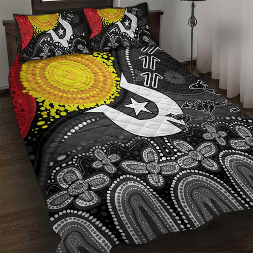 Aboriginal-Torres Strait Islanders Quilt Bed Set Together Culture Inspired Story