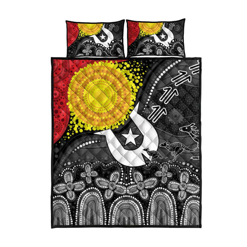Aboriginal-Torres Strait Islanders Quilt Bed Set Together Culture Inspired Story