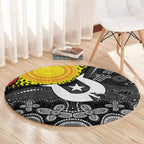 Aboriginal-Torres Strait Islanders Round Carpet Together Culture Inspired Story