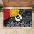 Aboriginal-Torres Strait Islanders Rubber Doormat Together Culture Inspired Story