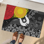 Aboriginal-Torres Strait Islanders Rubber Doormat Together Culture Inspired Story