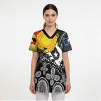 Aboriginal-Torres Strait Islanders Scrub Top Together Culture Inspired Story - Aussie Hoodie