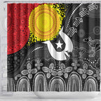 Aboriginal-Torres Strait Islanders Shower Curtain Together Culture Inspired Story