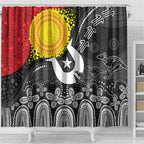 Aboriginal-Torres Strait Islanders Shower Curtain Together Culture Inspired Story