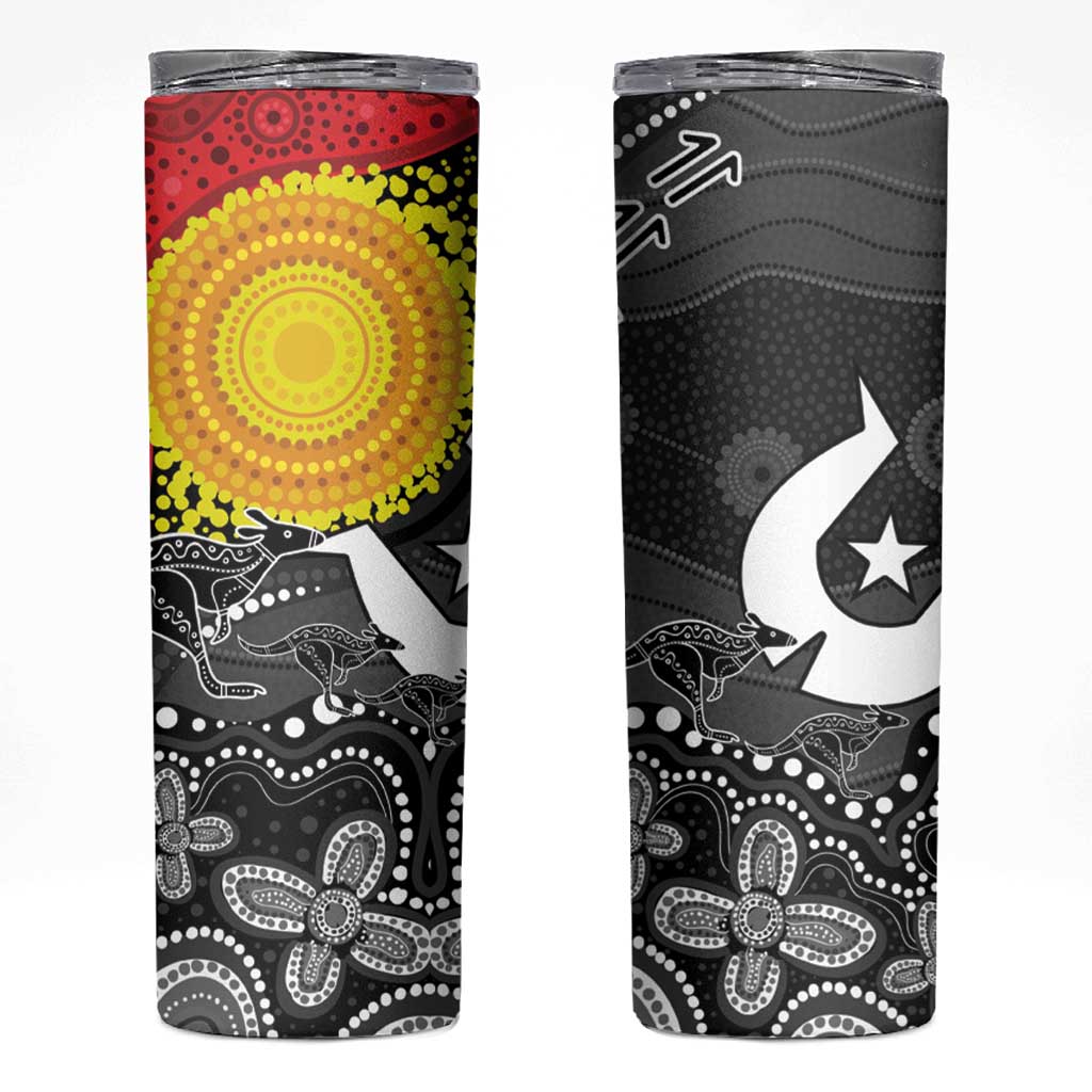 Aboriginal-Torres Strait Islanders Skinny Tumbler Together Culture Inspired Story