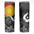 Aboriginal-Torres Strait Islanders Skinny Tumbler Together Culture Inspired Story