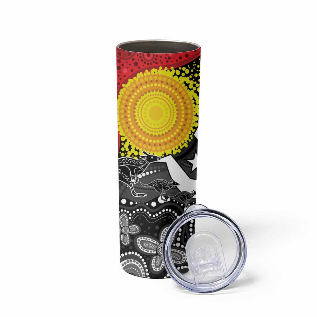 Aboriginal-Torres Strait Islanders Skinny Tumbler Together Culture Inspired Story