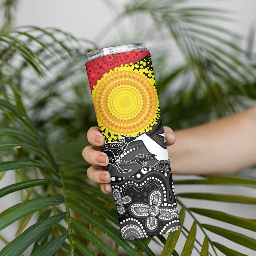 Aboriginal-Torres Strait Islanders Skinny Tumbler Together Culture Inspired Story