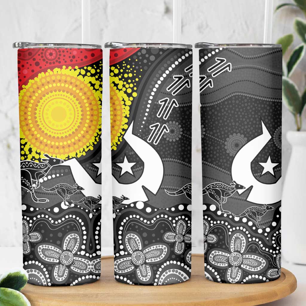 Aboriginal-Torres Strait Islanders Skinny Tumbler Together Culture Inspired Story