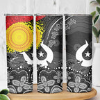 Aboriginal-Torres Strait Islanders Skinny Tumbler Together Culture Inspired Story