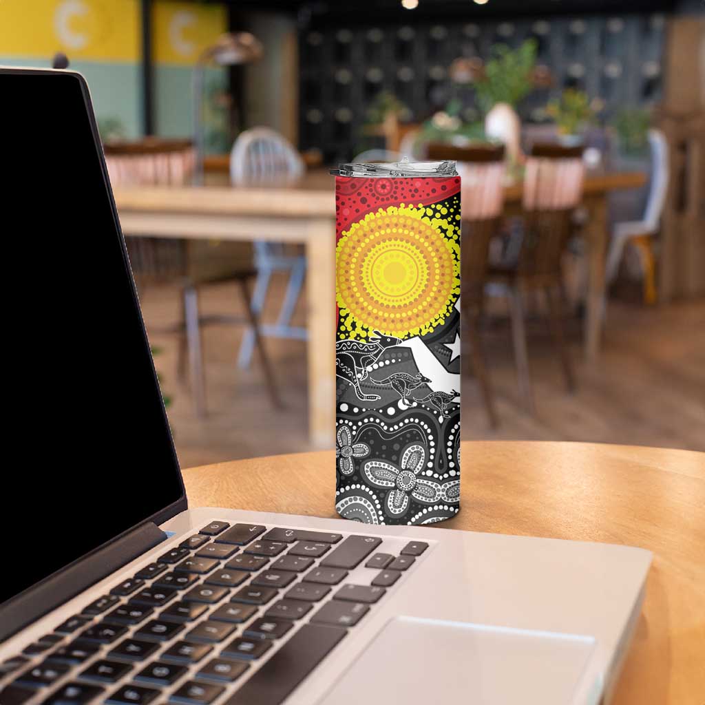 Aboriginal-Torres Strait Islanders Skinny Tumbler Together Culture Inspired Story