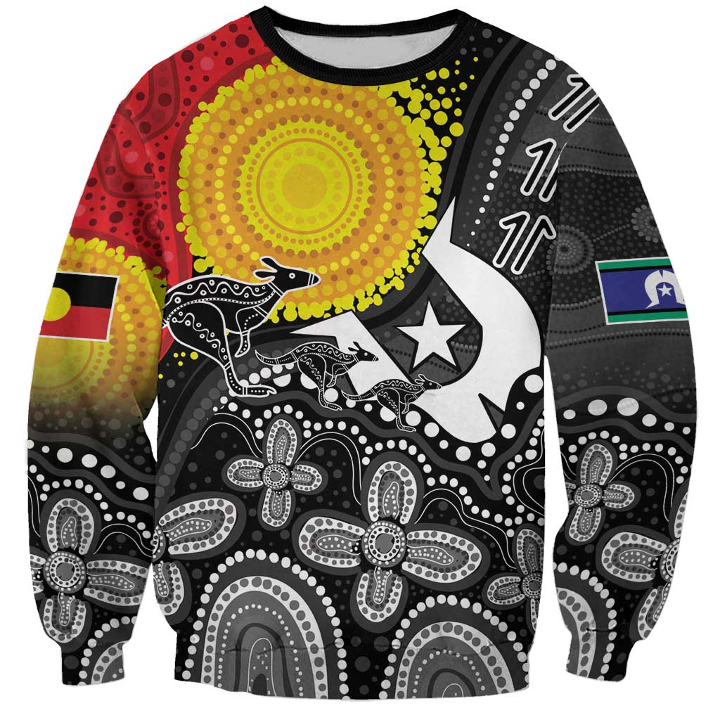 Aboriginal-Torres Strait Islanders Sweatshirt Together Culture Inspired Story