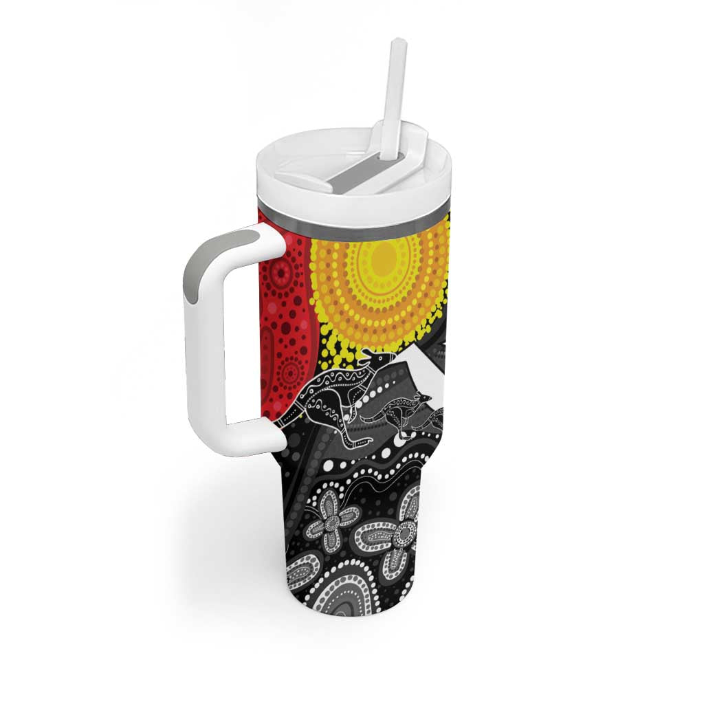 Aboriginal-Torres Strait Islanders Tumbler With Handle Together Culture Inspired Story