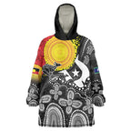 Aboriginal-Torres Strait Islanders Wearable Blanket Hoodie Together Culture Inspired Story