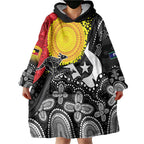 Aboriginal-Torres Strait Islanders Wearable Blanket Hoodie Together Culture Inspired Story