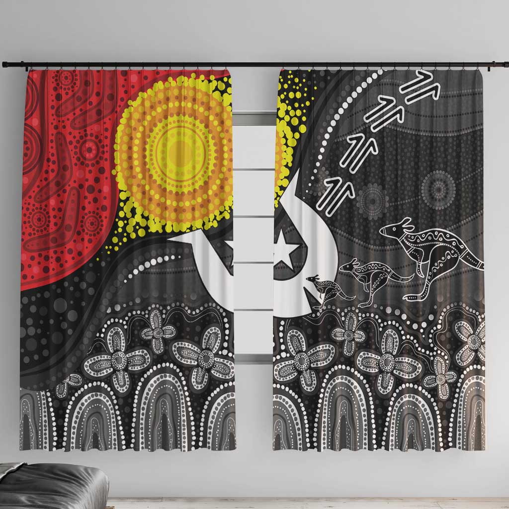Aboriginal-Torres Strait Islanders Window Curtain Together Culture Inspired Story