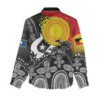 Aboriginal-Torres Strait Islanders Women Casual Shirt Together Culture Inspired Story