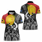 Aboriginal-Torres Strait Islanders Women Polo Shirt Together Culture Inspired Story