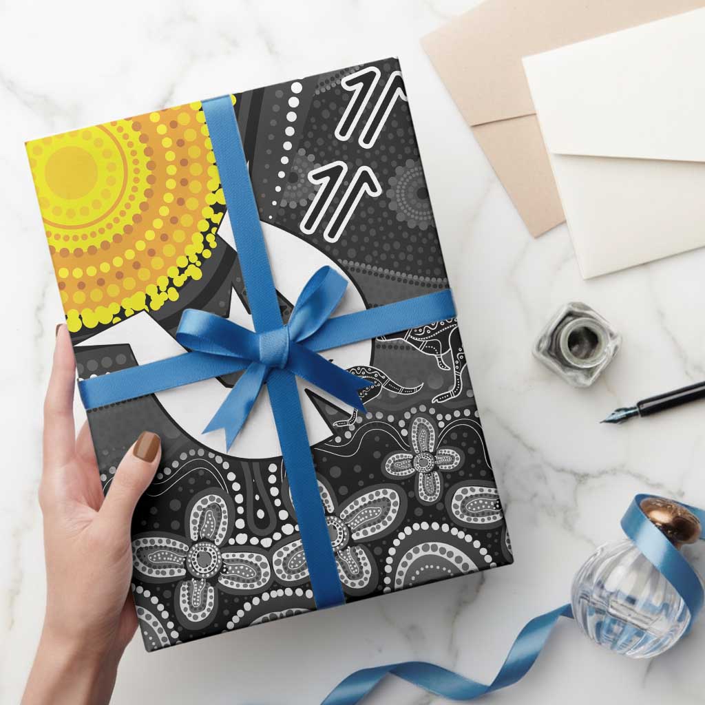 Aboriginal-Torres Strait Islanders Wrapping Paper Together Culture Inspired Story - Aussie Hoodie