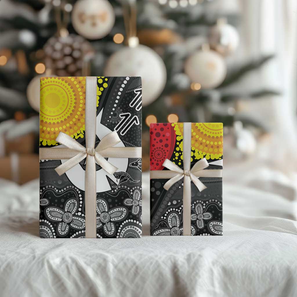 Aboriginal-Torres Strait Islanders Wrapping Paper Together Culture Inspired Story - Aussie Hoodie