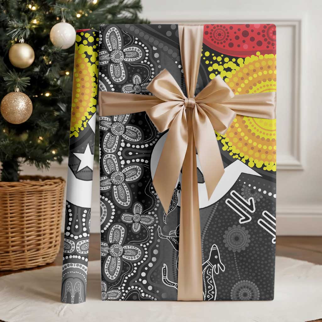 Aboriginal-Torres Strait Islanders Wrapping Paper Together Culture Inspired Story - Aussie Hoodie