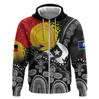 Aboriginal-Torres Strait Islanders Zip Hoodie Together Culture Inspired Story