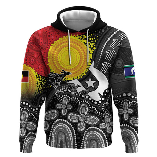 Aboriginal-Torres Strait Islanders Zip Hoodie Together Culture Inspired Story