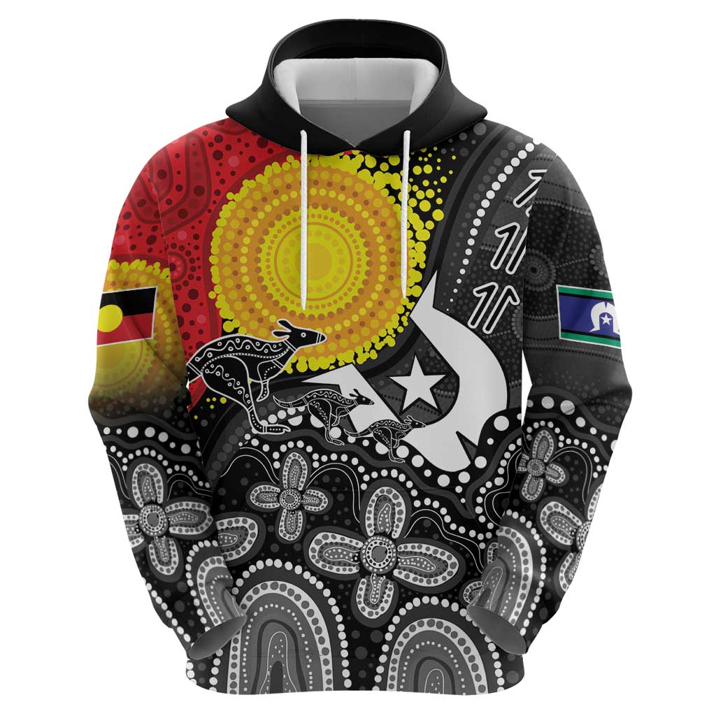 Aboriginal-Torres Strait Islanders Zip Hoodie Together Culture Inspired Story