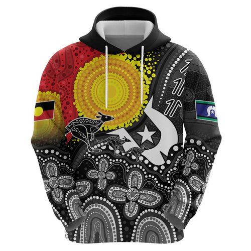 Aboriginal-Torres Strait Islanders Zip Hoodie Together Culture Inspired Story