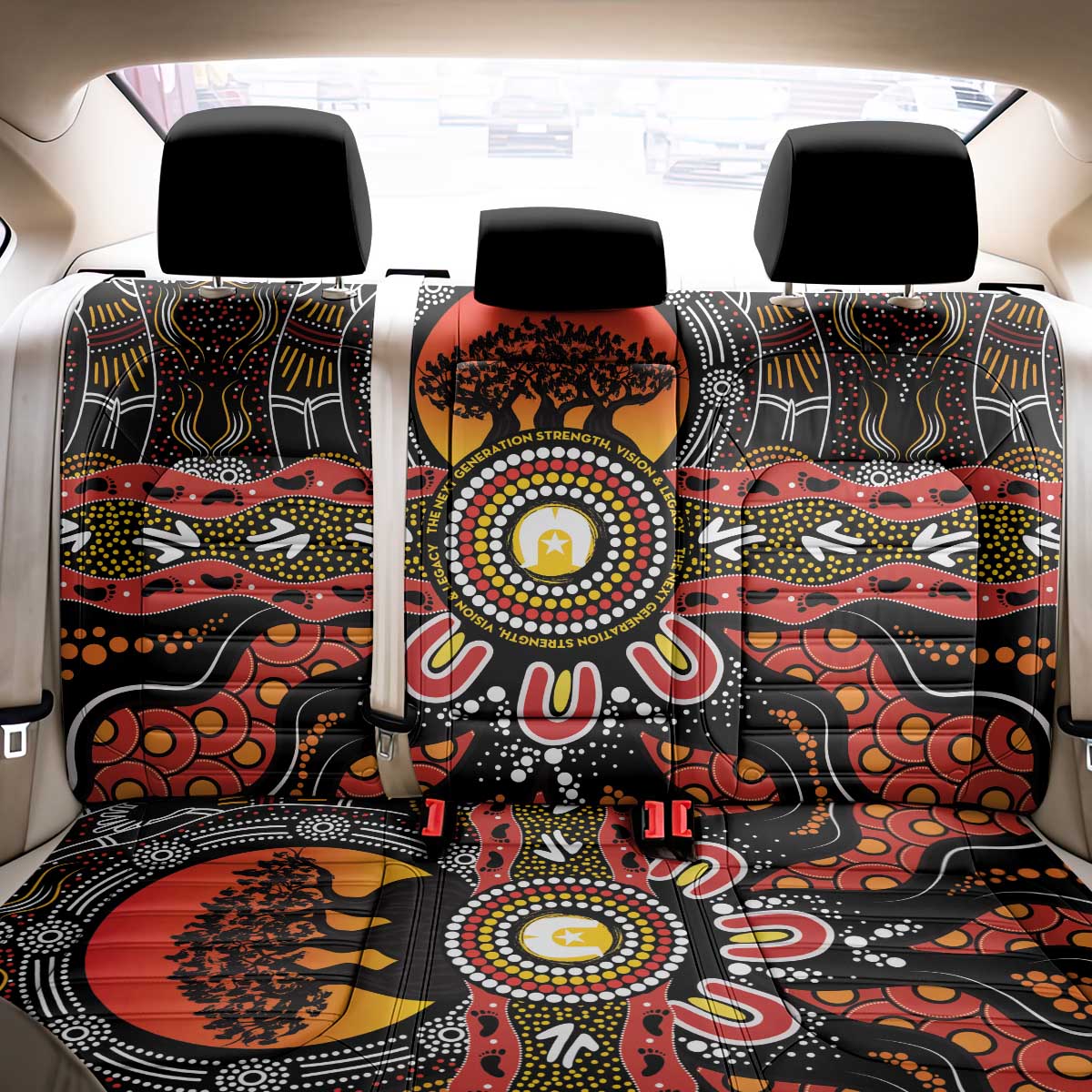NAIDOC 2025 Boab Tree Back Car Seat Cover Celebrate Aboriginal Culture The Next Generation