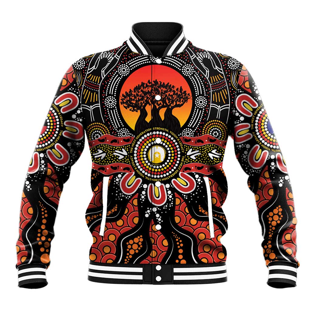 NAIDOC 2025 Boab Tree Baseball Jacket Celebrate Aboriginal Culture The Next Generation