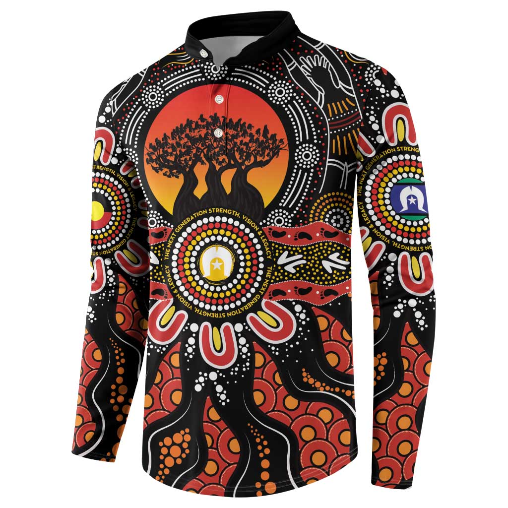 NAIDOC 2025 Boab Tree Button Sweatshirt Celebrate Aboriginal Culture The Next Generation