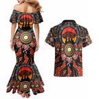 NAIDOC 2025 Boab Tree Couples Matching Mermaid Dress and Hawaiian Shirt Celebrate Aboriginal Culture The Next Generation