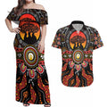 NAIDOC 2025 Boab Tree Couples Matching Off Shoulder Maxi Dress and Hawaiian Shirt Celebrate Aboriginal Culture The Next Generation