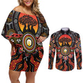 NAIDOC 2025 Boab Tree Couples Matching Off Shoulder Short Dress and Long Sleeve Button Shirt Celebrate Aboriginal Culture The Next Generation