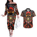 NAIDOC 2025 Boab Tree Couples Matching Off The Shoulder Long Sleeve Dress and Hawaiian Shirt Celebrate Aboriginal Culture The Next Generation