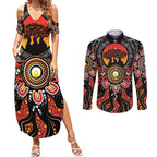 NAIDOC 2025 Boab Tree Couples Matching Summer Maxi Dress and Long Sleeve Button Shirt Celebrate Aboriginal Culture The Next Generation