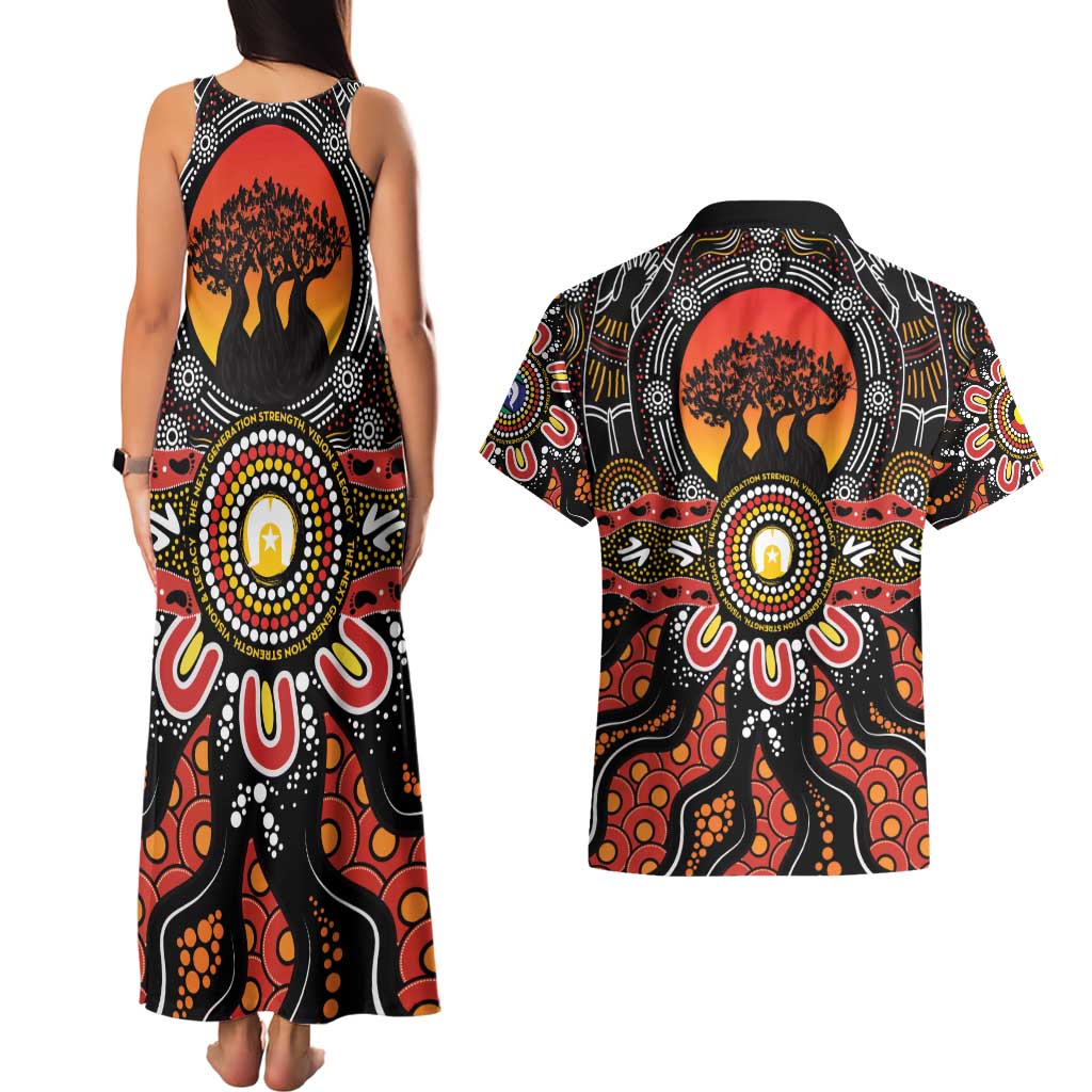 NAIDOC 2025 Boab Tree Couples Matching Tank Maxi Dress and Hawaiian Shirt Celebrate Aboriginal Culture The Next Generation