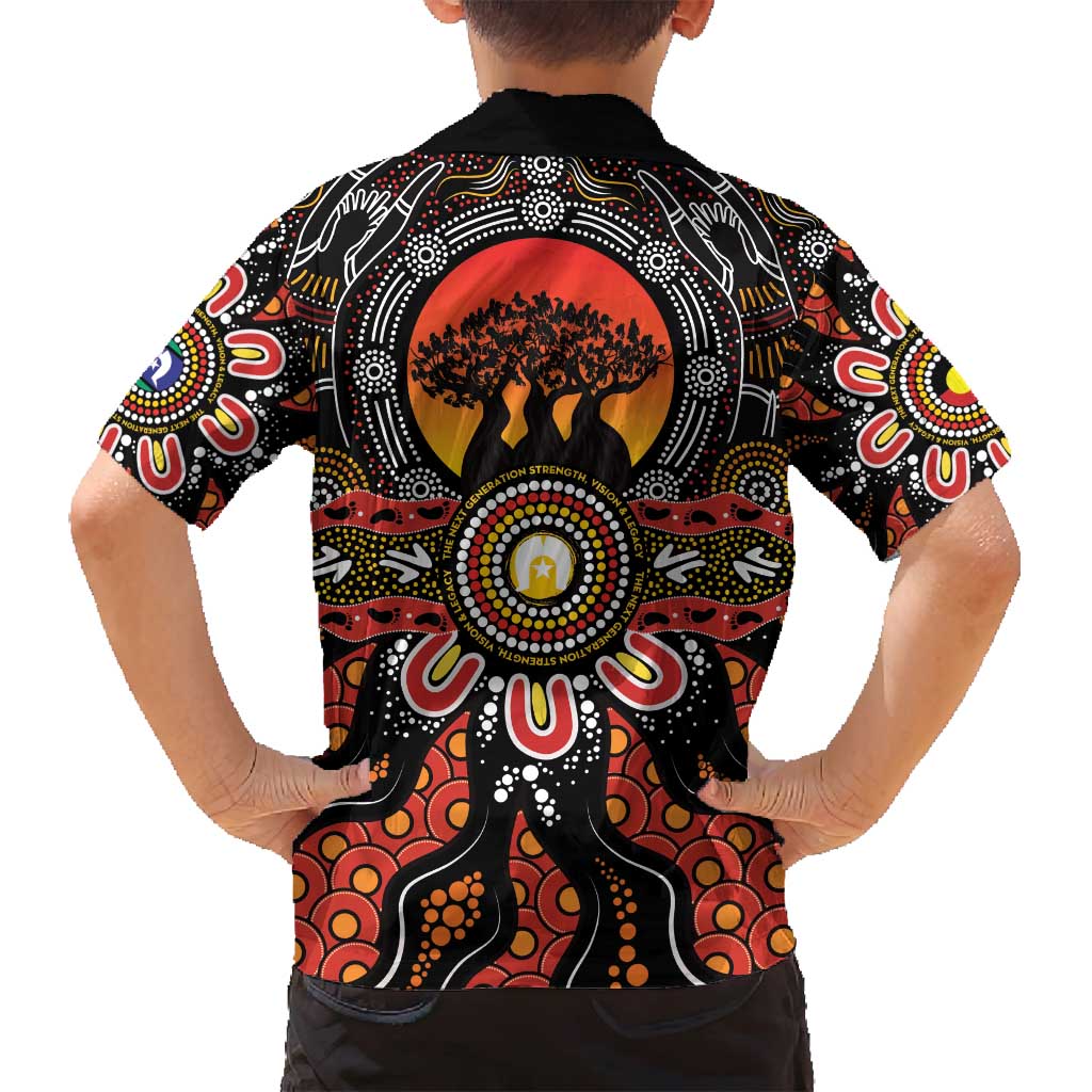 NAIDOC 2025 Boab Tree Family Matching Long Sleeve Bodycon Dress and Hawaiian Shirt Celebrate Aboriginal Culture The Next Generation