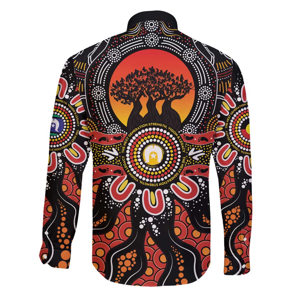 NAIDOC 2025 Boab Tree Family Matching Long Sleeve Bodycon Dress and Hawaiian Shirt Celebrate Aboriginal Culture The Next Generation