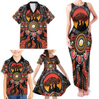 NAIDOC 2025 Boab Tree Family Matching Tank Maxi Dress and Hawaiian Shirt Celebrate Aboriginal Culture The Next Generation