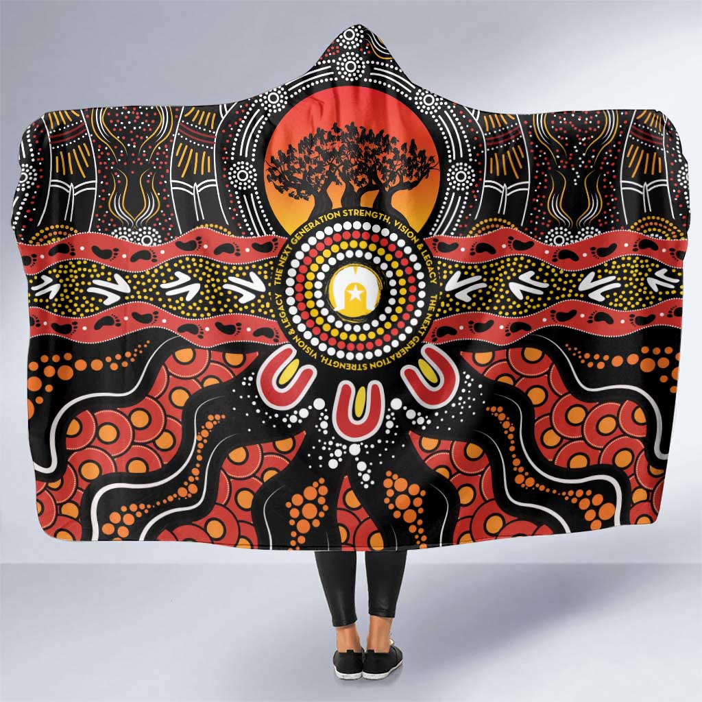 NAIDOC 2025 Boab Tree Hooded Blanket Celebrate Aboriginal Culture The Next Generation