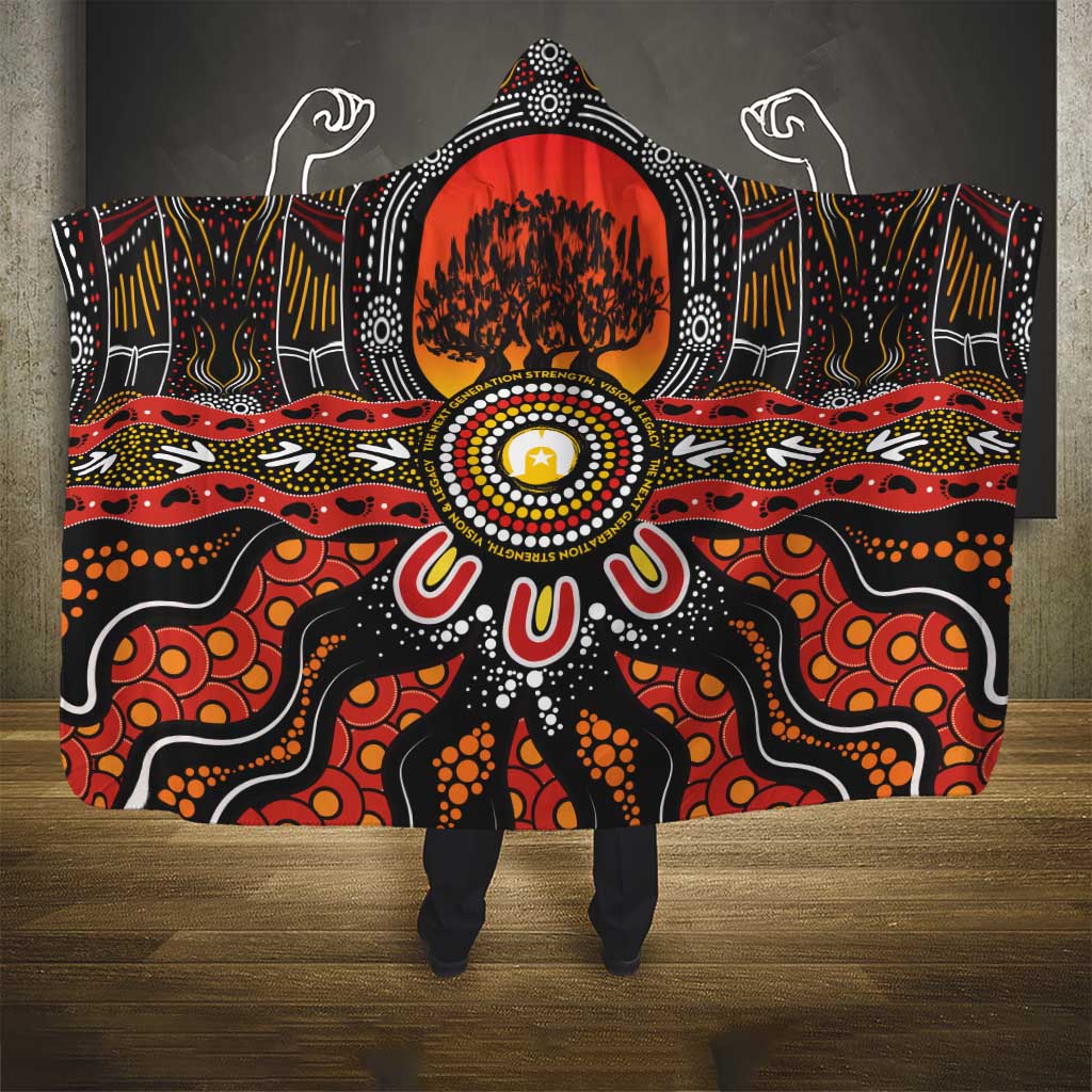 NAIDOC 2025 Boab Tree Hooded Blanket Celebrate Aboriginal Culture The Next Generation