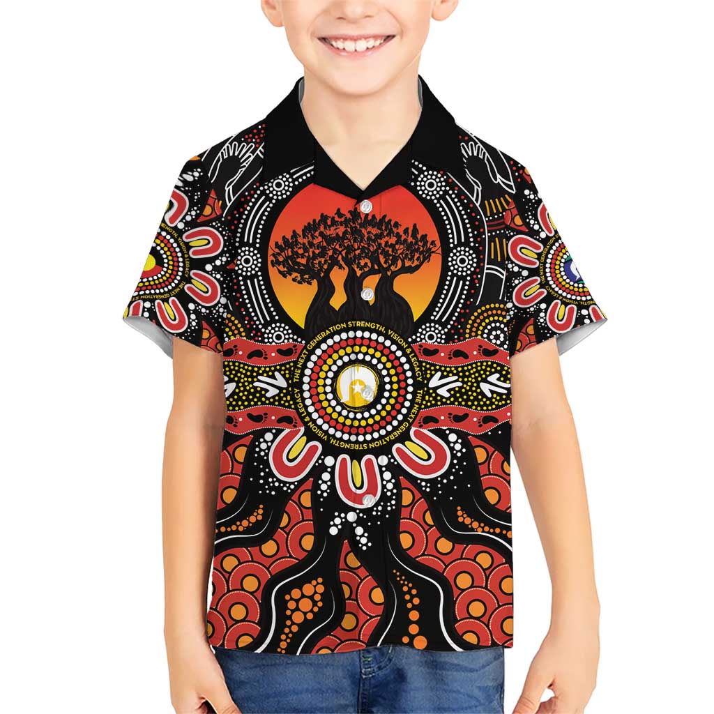 NAIDOC 2025 Boab Tree Kid Hawaiian Shirt Celebrate Aboriginal Culture The Next Generation