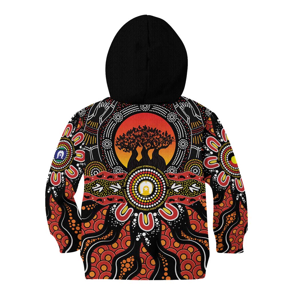 NAIDOC 2025 Boab Tree Kid Hoodie Celebrate Aboriginal Culture The Next Generation