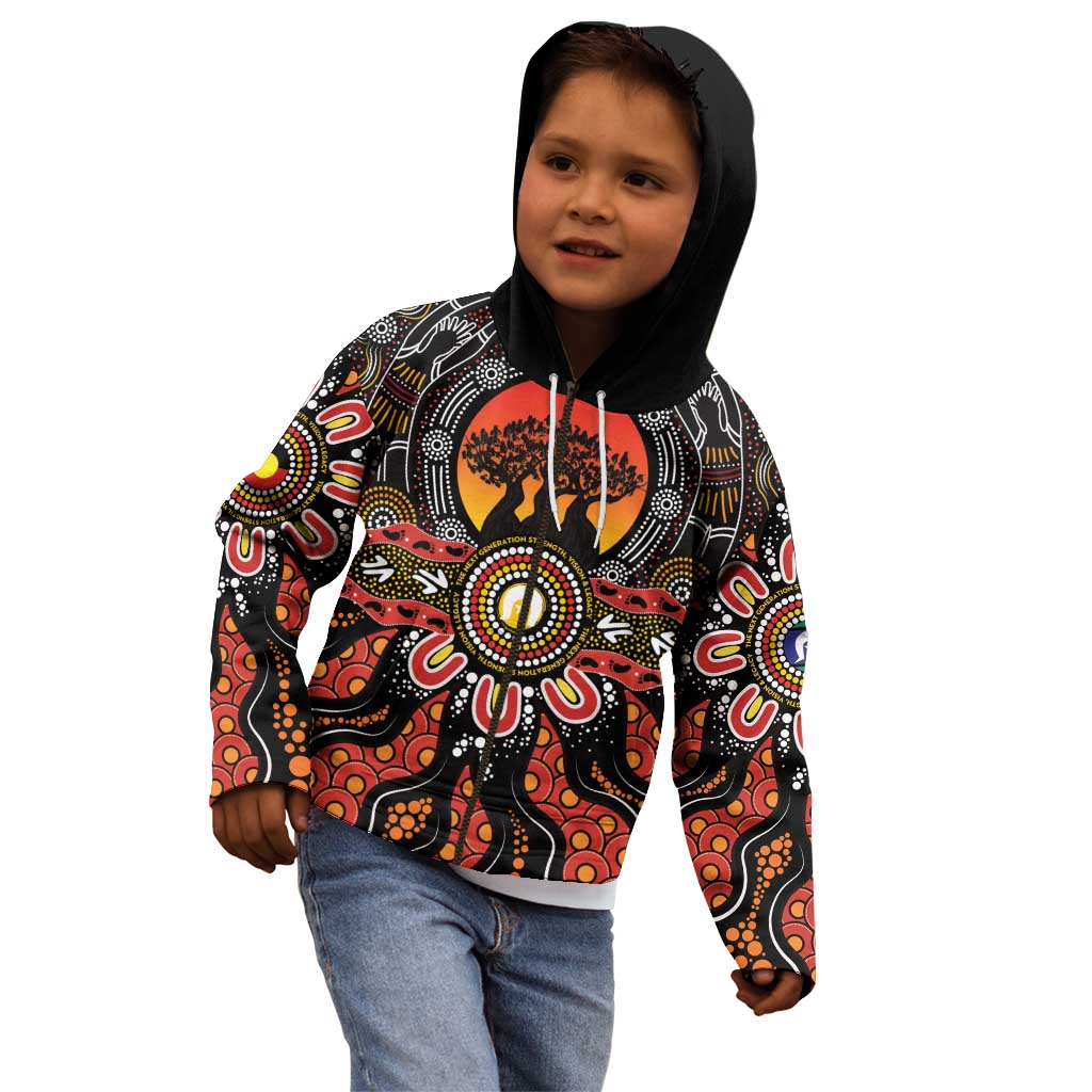 NAIDOC 2025 Boab Tree Kid Hoodie Celebrate Aboriginal Culture The Next Generation