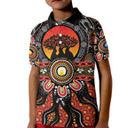 NAIDOC 2025 Boab Tree Kid Polo Shirt Celebrate Aboriginal Culture The Next Generation