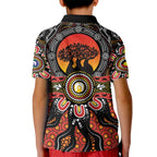 NAIDOC 2025 Boab Tree Kid Polo Shirt Celebrate Aboriginal Culture The Next Generation