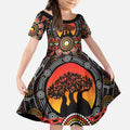 NAIDOC 2025 Boab Tree Kid Short Sleeve Dress Celebrate Aboriginal Culture The Next Generation