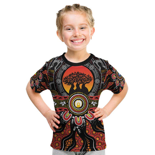 NAIDOC 2025 Boab Tree Kid T Shirt Celebrate Aboriginal Culture The Next Generation